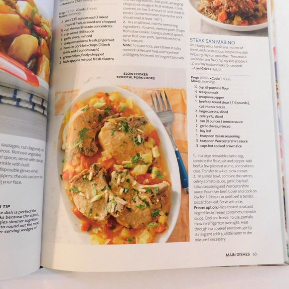 Taste of Home Summer Slow Cooker 2018 Cookbook Recipes Hardcover - Picture 7 of 9